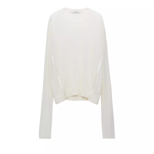 Dorothee Schumacher DELICATE STATEMENTS pullover shaded white Maglia in cachemire