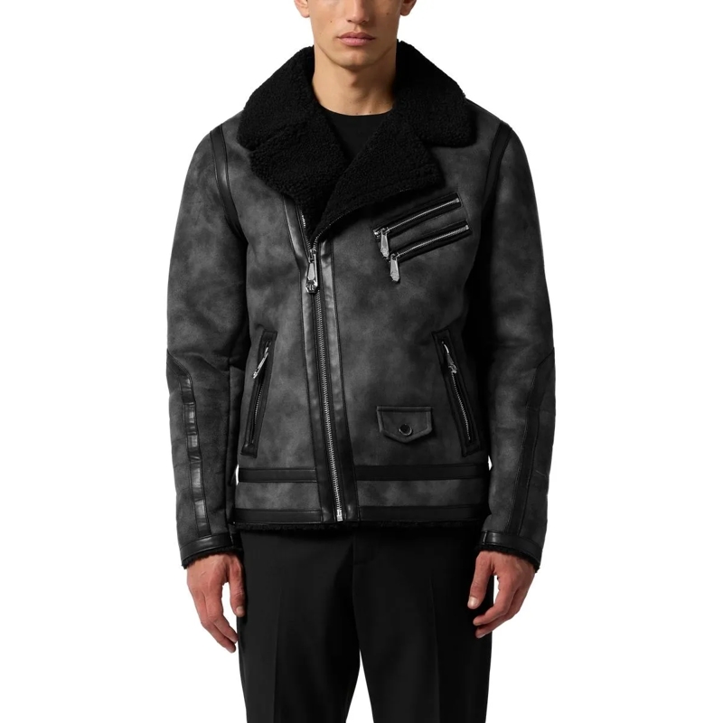 Philipp Plein Übergangsjacke Jacke schwarz(Image 3)