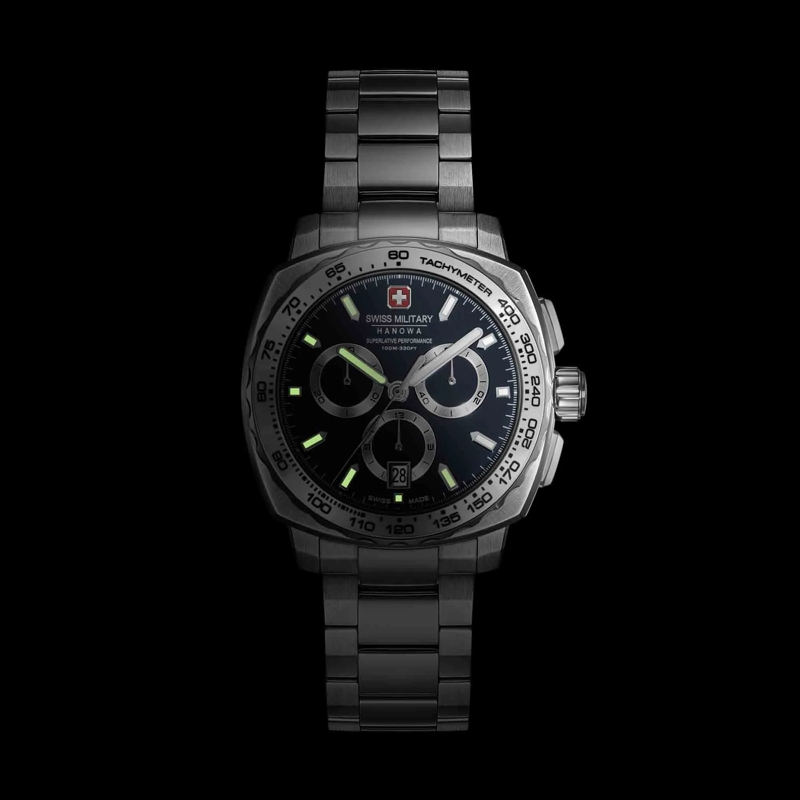 Swiss Military Hanowa Chronograph Quarzuhr Speedwell- 3 Zeiger Uhr- Wasserbeständ blau(Image 6)