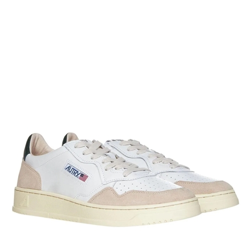 Autry International Low-Top Sneaker baskets en cuir medalist a empiecements weiß