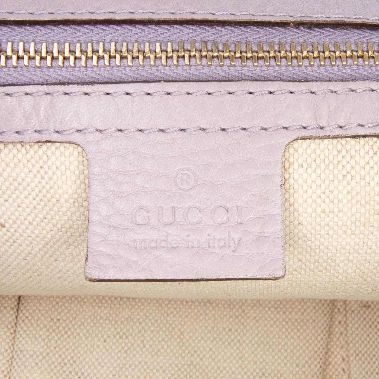 Thumbnail - Gucci Shopper - Large Pebbled Calfskin Sunset Tote - Gr. unisize - in Orange - für Damen