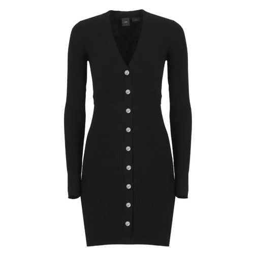 PINKO Wool Dress Black Mini robes