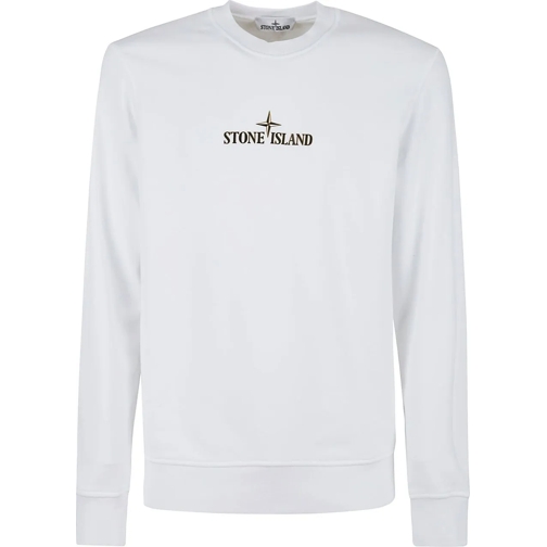 Stone Island  Sweaters White weiß