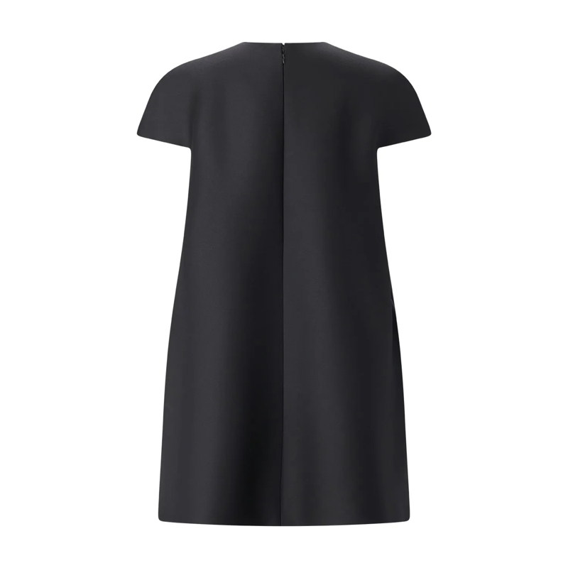 Balenciaga Minikleid Minikleid mit Wolle & Seide schwarz(Image 3)