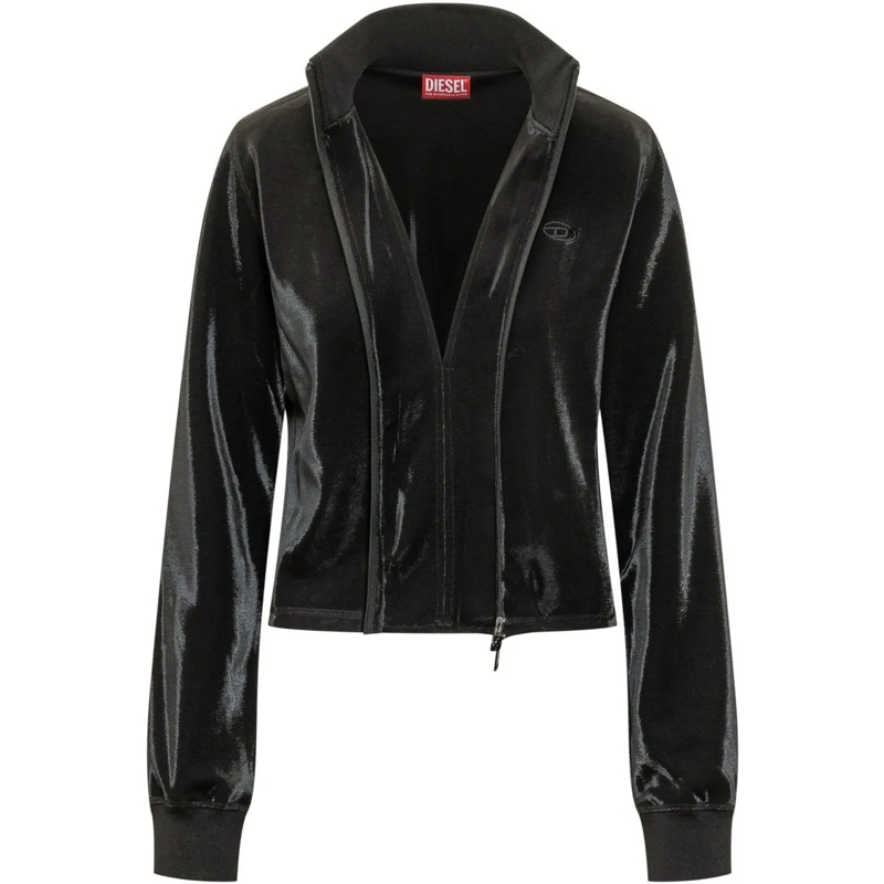 Diesel  Felpa Rosy con Zip schwarz(Image 4)