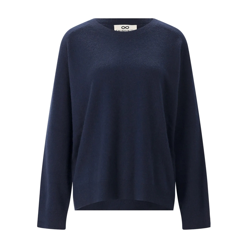Sminfinity Pull Pullover aus Kaschmir & Baumwolle blau