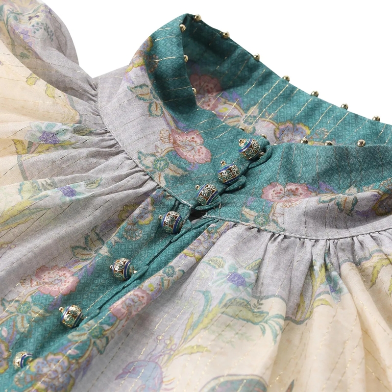 Zimmermann Bluse Bluse Indra Billow mehrfarbig(Image 3)