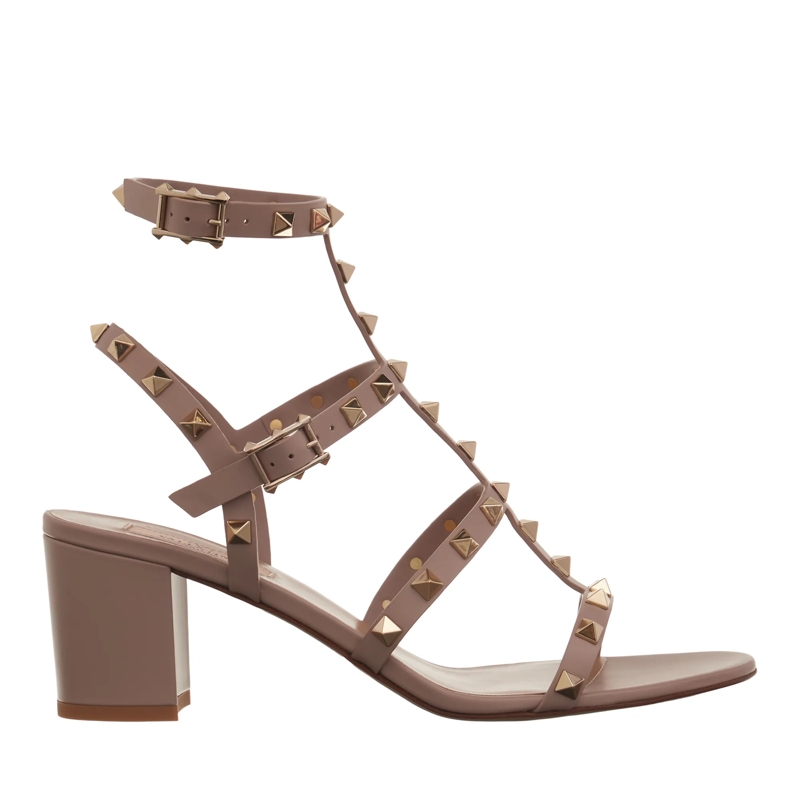 Valentino Garavani Sandaletten mit Absatz Rockstud Sandals Poudre