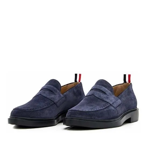 Thom Browne Leather Classic Penny Loafer Blue Loafer