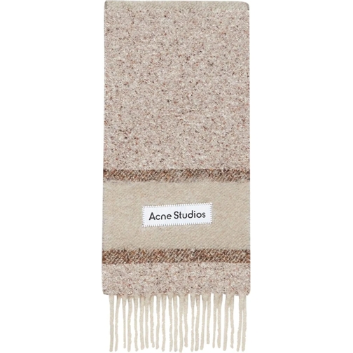 Acne Studios  Mohair Logo Scarf mehrfarbig