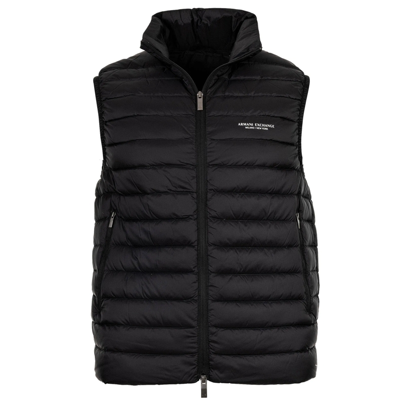 Armani Exchange Weste DOWN WAISTCOAT 1er Pack schwarz