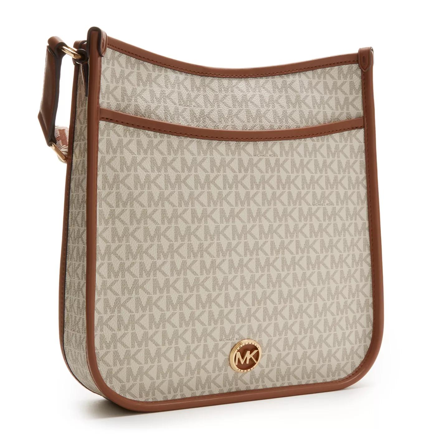 Michael Kors Crossbody bags Luisa Umhängetasche Braun Weiß 30R4G9 in bruin