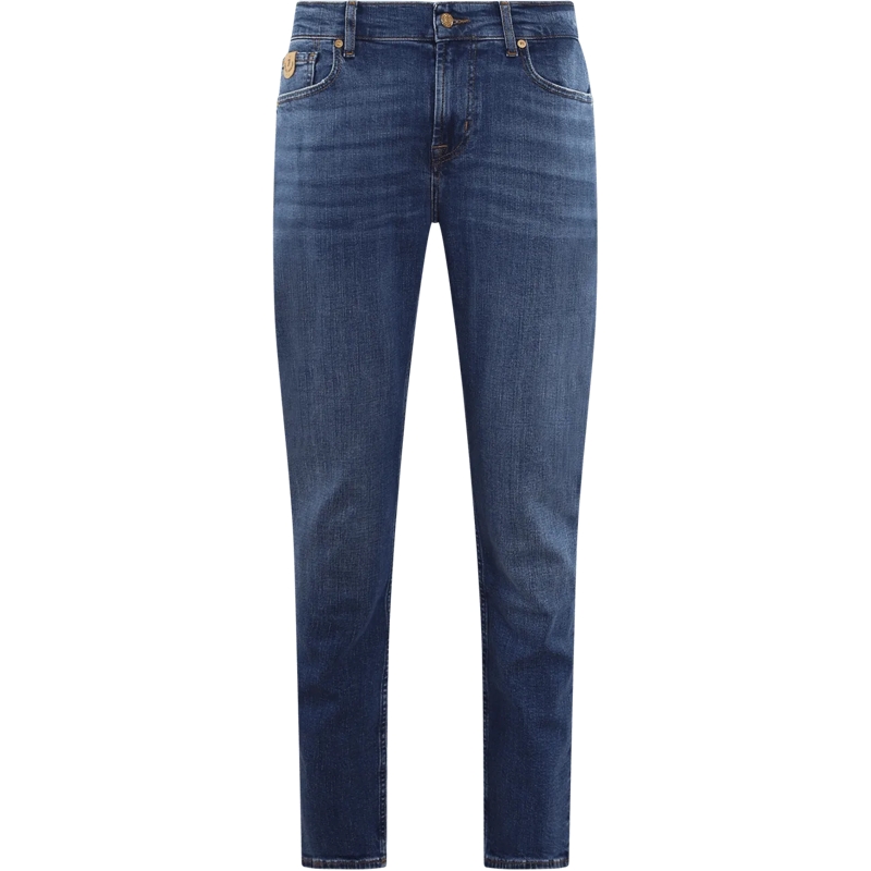 Seven for all Mankind Slim-Fit-Jeans Heren Slimmy Vernon blau