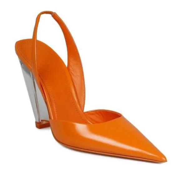 3Juin Pumps & High Heels - Kristen Slingback Pump - Gr. 39 (EU) - in Orange - für Damen