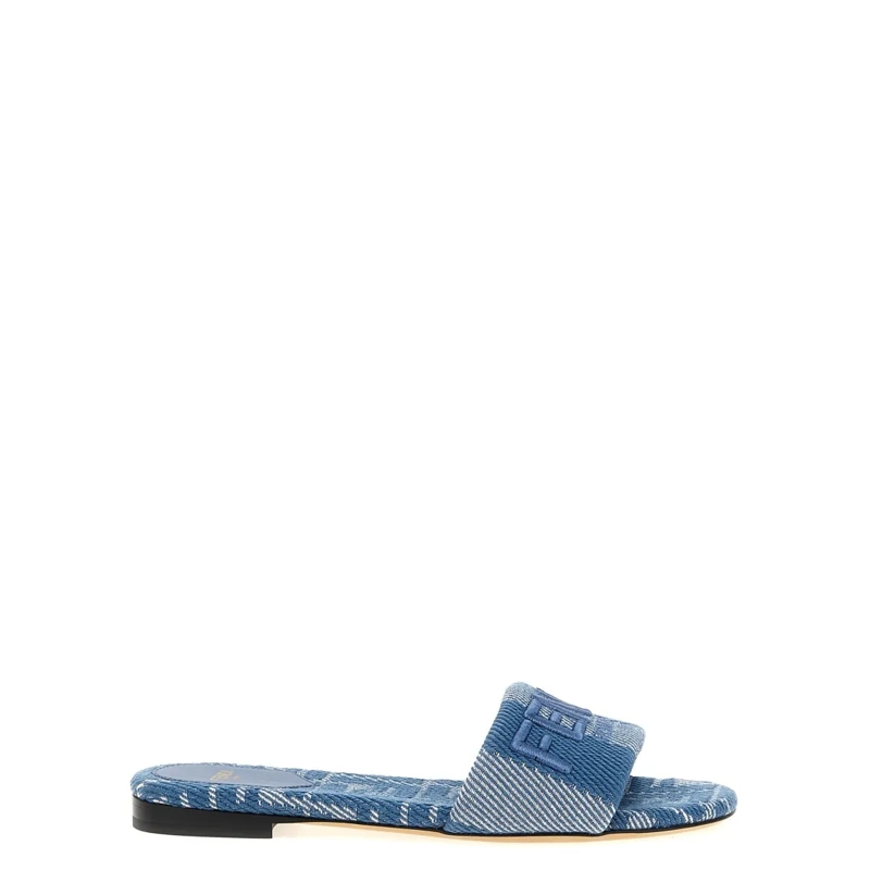Fendi Sandalen ' Sunshine' Slides Blue