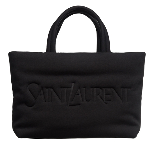 Saint Laurent Draagtas Embossed Tote Bag Black