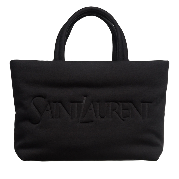 Saint Laurent Embossed Tote Bag Black Tote