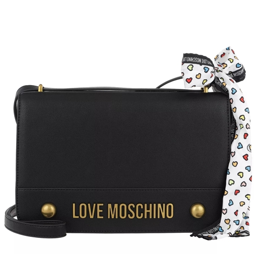 Love Moschino Nappa Crossbody Bag Scarf Nero Sac à bandoulière