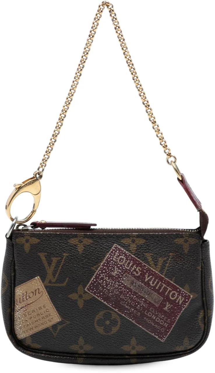 Louis Vuitton Crossbody Bags - Monogram Trunks & Bags Mini Pochette Accessoires - Gr. unisize - in Braun - für Damen