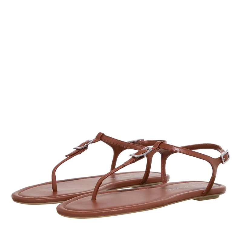 Stuart Weitzman Sandalen Georgie T-Strap Bridle Brown(Image 4)