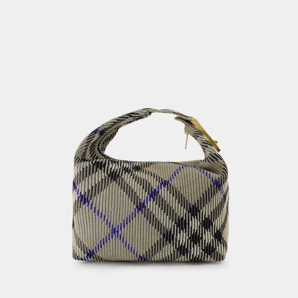 Burberry Hobo bags Medium Peg Shoulder Bag Nylon Neutral in beige