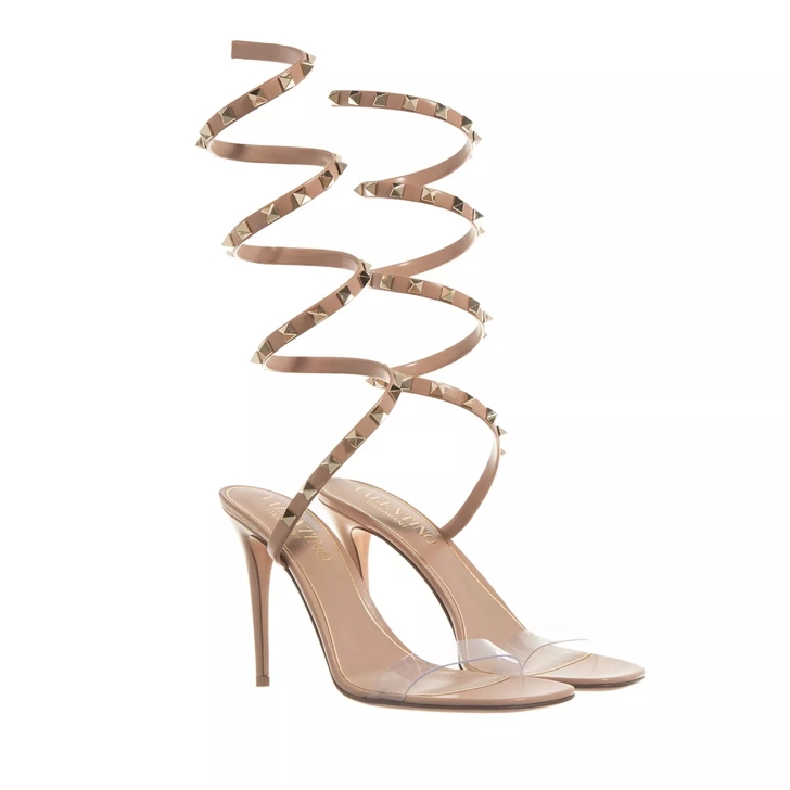 Valentino rose gold store sandals