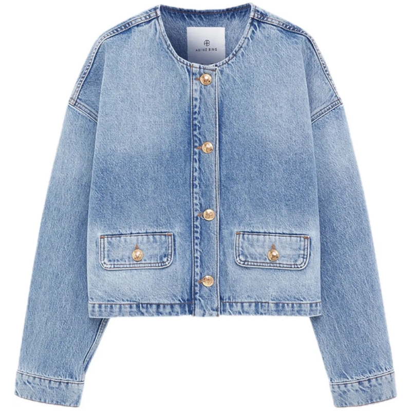 Anine Bing Übergangsjacke jeans jacket blau