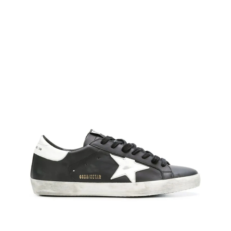 Golden Goose Low-Top-Sneaker Low-Top Sneakers With Vintage-Inspired Design Black