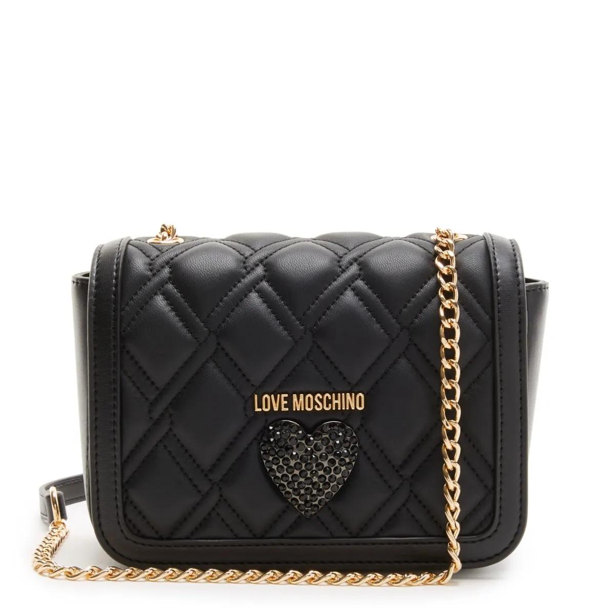 Love Moschino Crossbody Bags - Love Moschino Schwarz Umhängetasche JC4344PP0IK100 - Gr. unisize - in Schwarz - für Damen