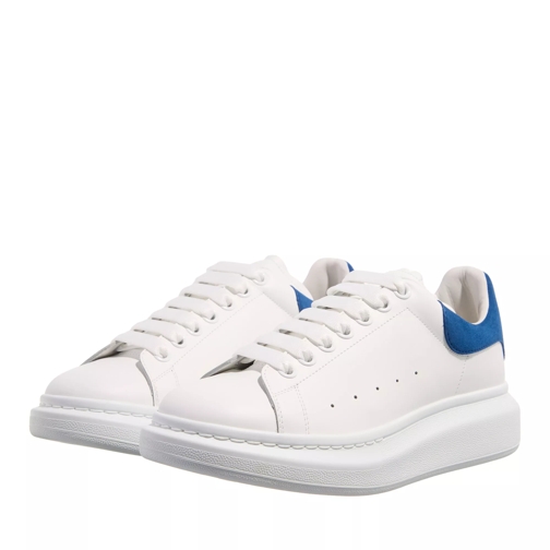 Alexander McQueen Sneaker 9086 white/paris blu 161 låg sneaker