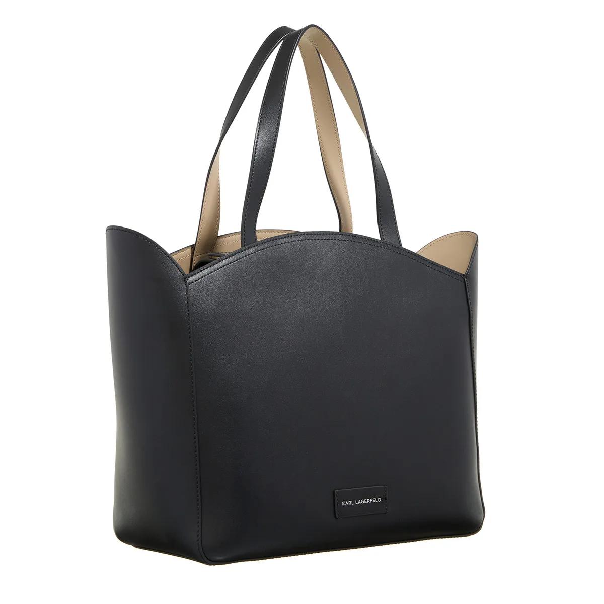 Karl Lagerfeld Shoppers & Totes K Circle Lg Tote Perforated in zwart