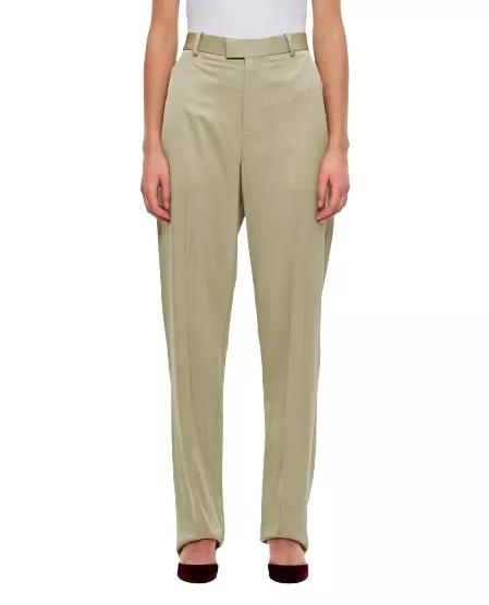 Thumbnail - Bottega Veneta - Straight Trousers - Größe 42 - grau