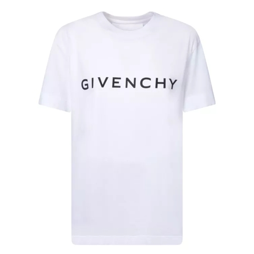 Givenchy White Cotton T-Shirt White 