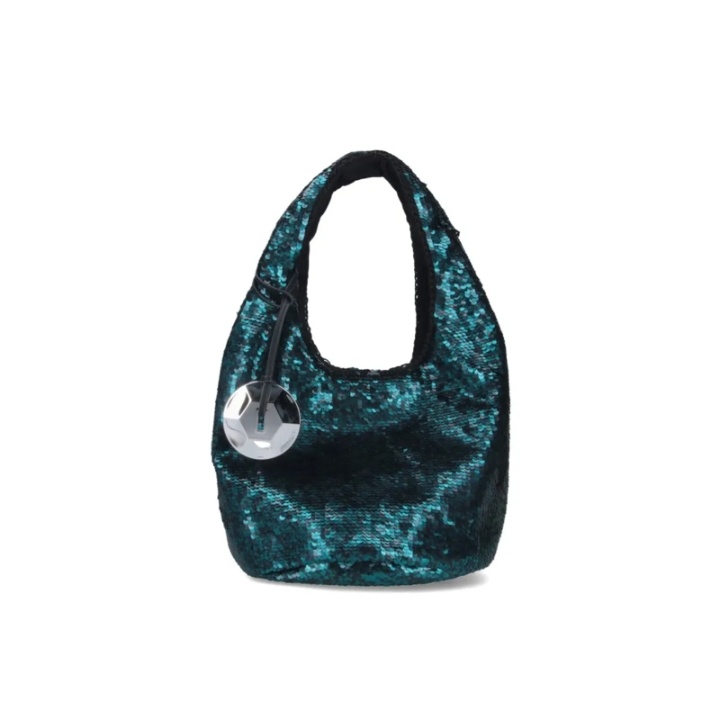 J.W.Anderson Sac à bandoulière Mini Sequin Bag – Green Green