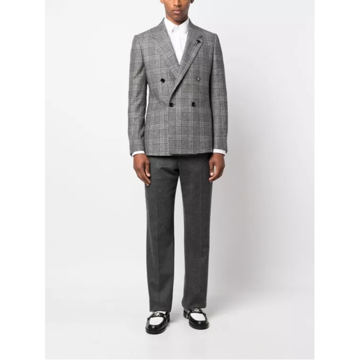 Lardini double 2025 breasted blazer