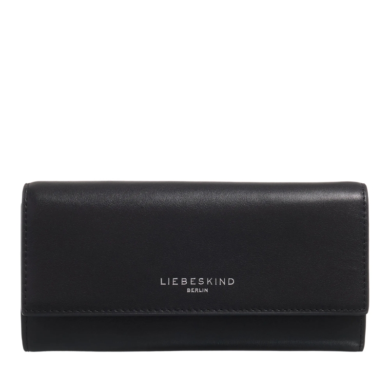 Liebeskind Berlin Portemonnaie mit Überschlag Valentina Wallet Black