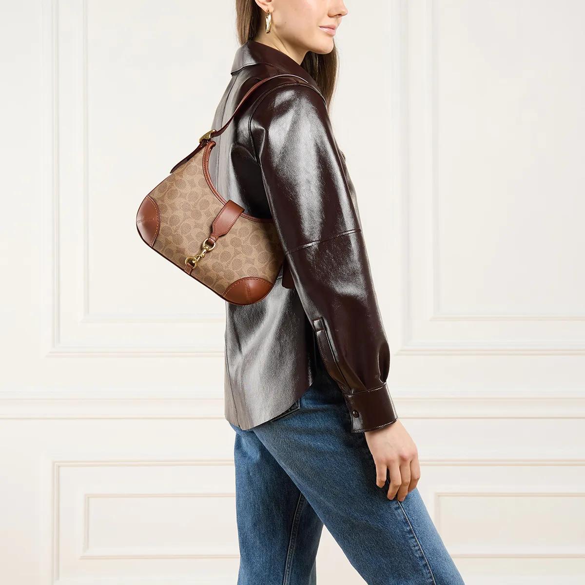 Coach Hobo bags Chain Signature Hampton Hobo in bruin