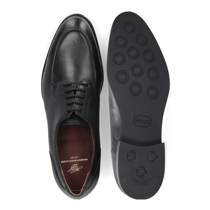 Heinrich Dinkelacker Schuhe Schnürer Genf Norweger N- Moderne Norweger-Silho schwarz(Image 4)