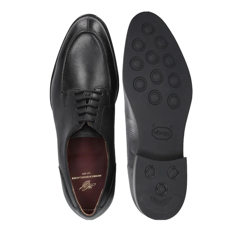 Heinrich Dinkelacker Schuhe Schnürer Genf Norweger N- Moderne Norweger-Silho schwarz(Image 4)