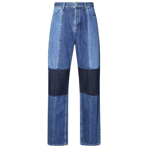Jil Sander Blue Cotton Jeans Blue 
