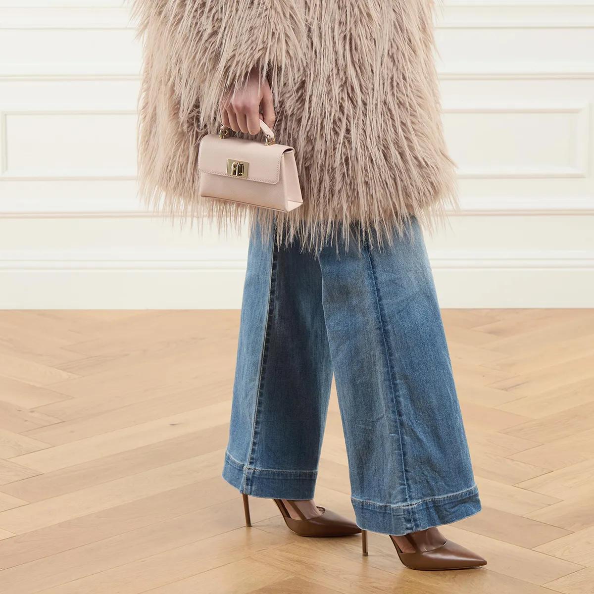 Furla Crossbody bags 1927 Mini Crossbody Top in poeder roze