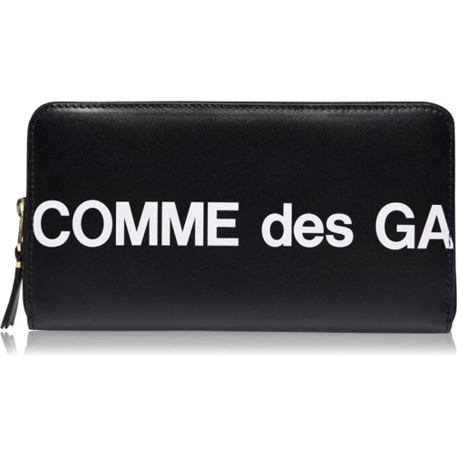 Comme des Garcons Portefeuille à fermeture Éclair Huge Logo Wallet schwarz