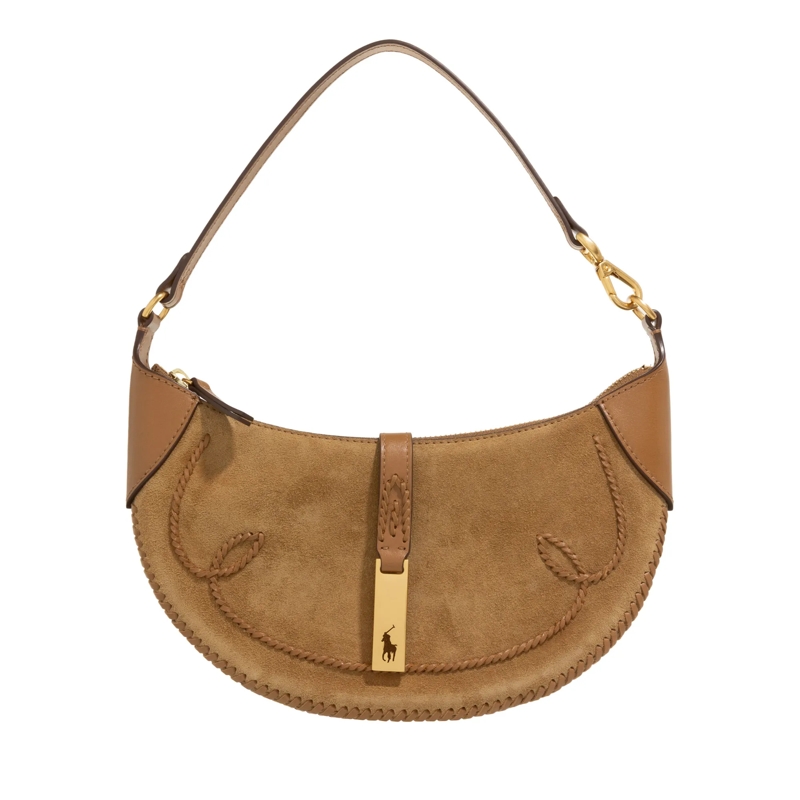 Polo Ralph Lauren Schultertasche P Id Mn Shdr-Shoulder Bag-Small Caramel/Tan