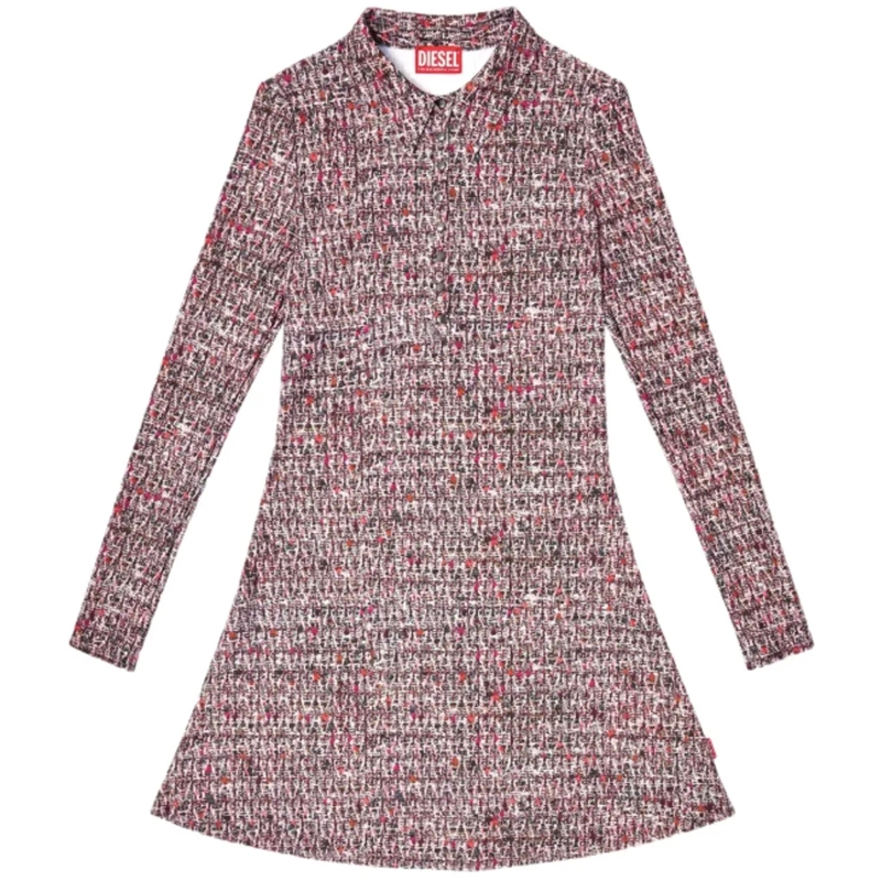 Diesel Robe midi D Polyna Dress Pink rose