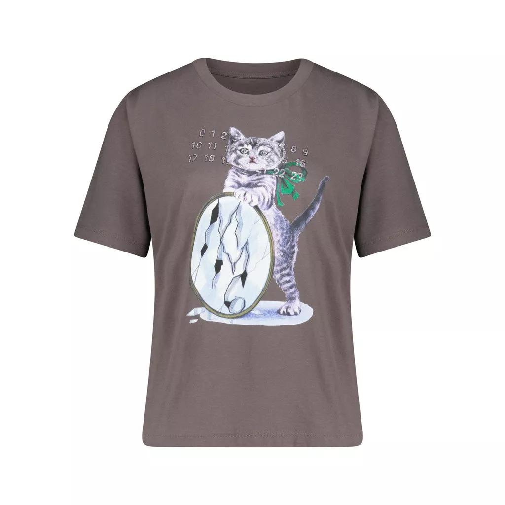 Thumbnail - Maison Margiela - T-Shirt mit Motiv & Logo - Größe S - brown