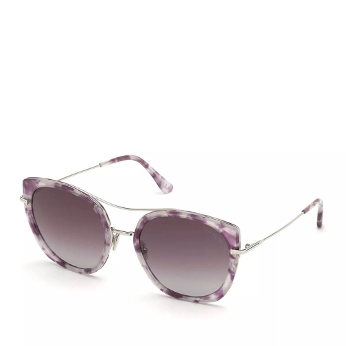 Tom Ford Women Metal Sunglasses FT0760 Havanna/Bordeaux Sonnenbrille