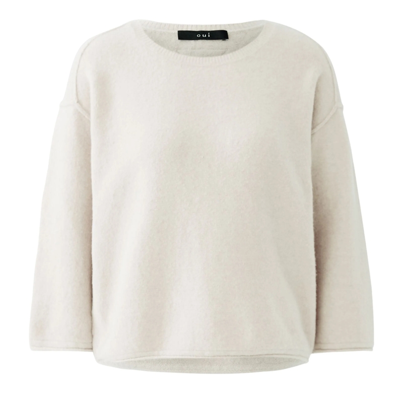 Oui Pullover Pullover offwhite