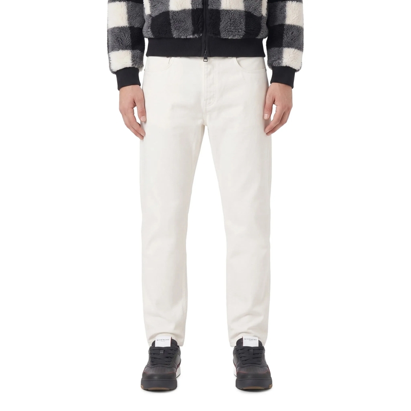 Givenchy Jeans Straight-Fit Jeans aus Baumwolle weiß(Image 2)