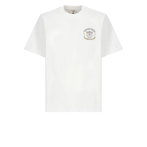 Casablanca T-Shirts White Le Temple Du Sport T-Shirt White