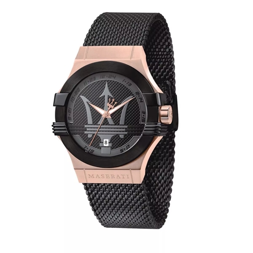 Maserati Potenza 40mm 3H Black Quartz Watch
